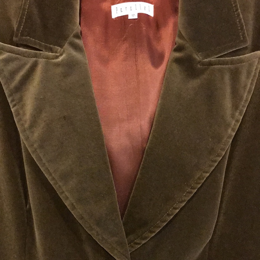 Parallel Brown Blazer Jacket Size12 - image 2